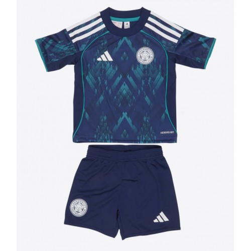 Leicester City Gostujuci Dres za Dječji 2025-26 Kratak Rukavima (+ kratke hlače)